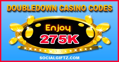 275k doubledownn casino promo codes